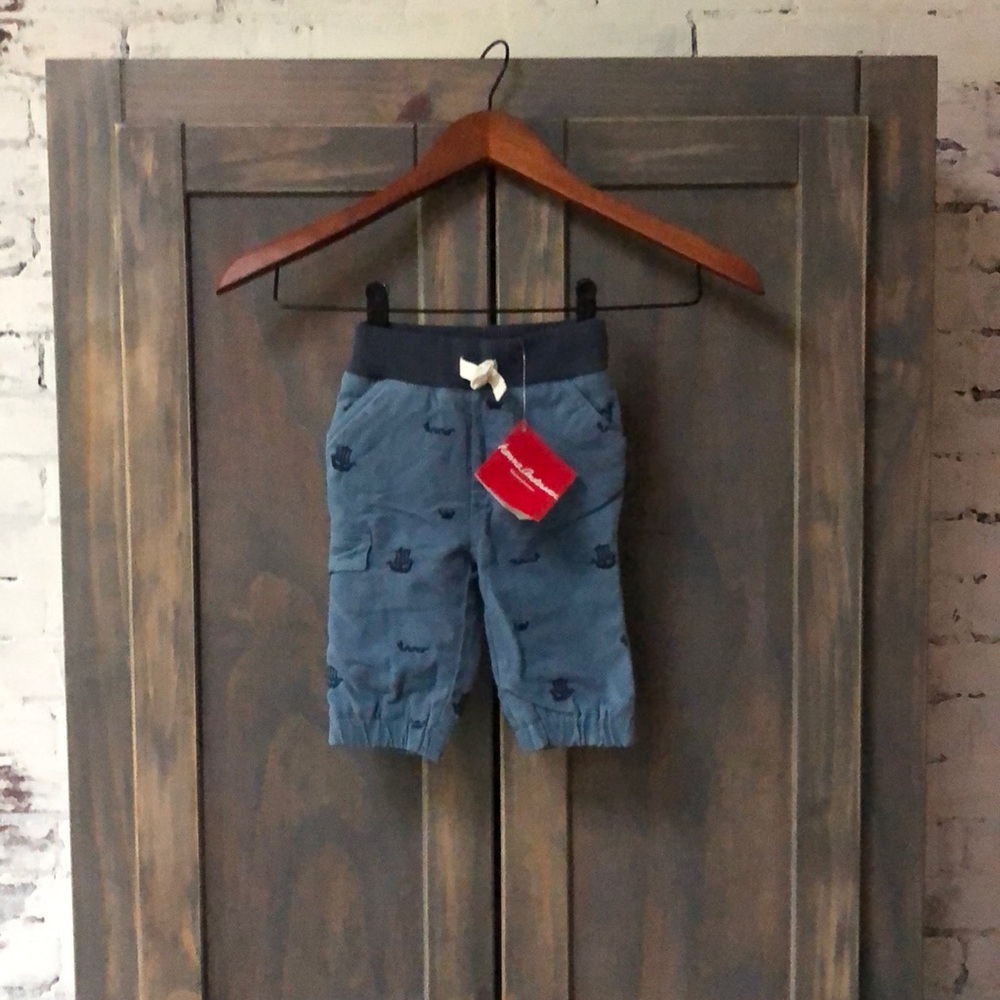 Hanna Andersson NWT blue drawstring 6-12 pants